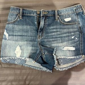 aerie jean shorts